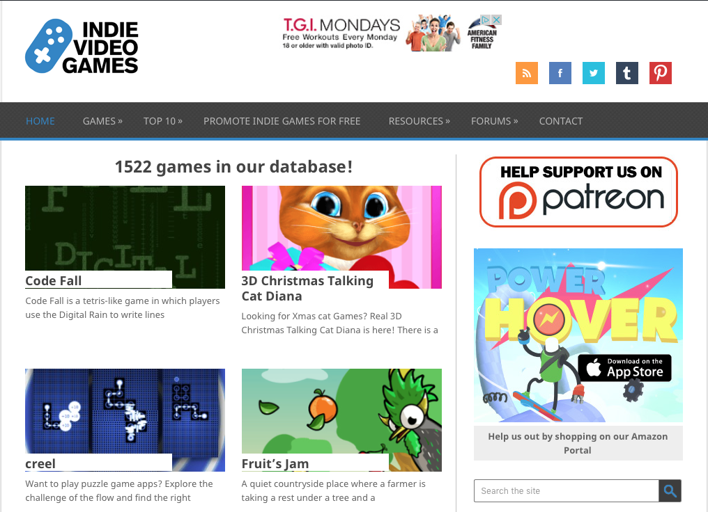 RenegadeOwner's tweet photo. #CodeFall is at the top of @IndieVideoGame home page! #indiedev #gamedev https://t.co/DqyHFhQUnY
