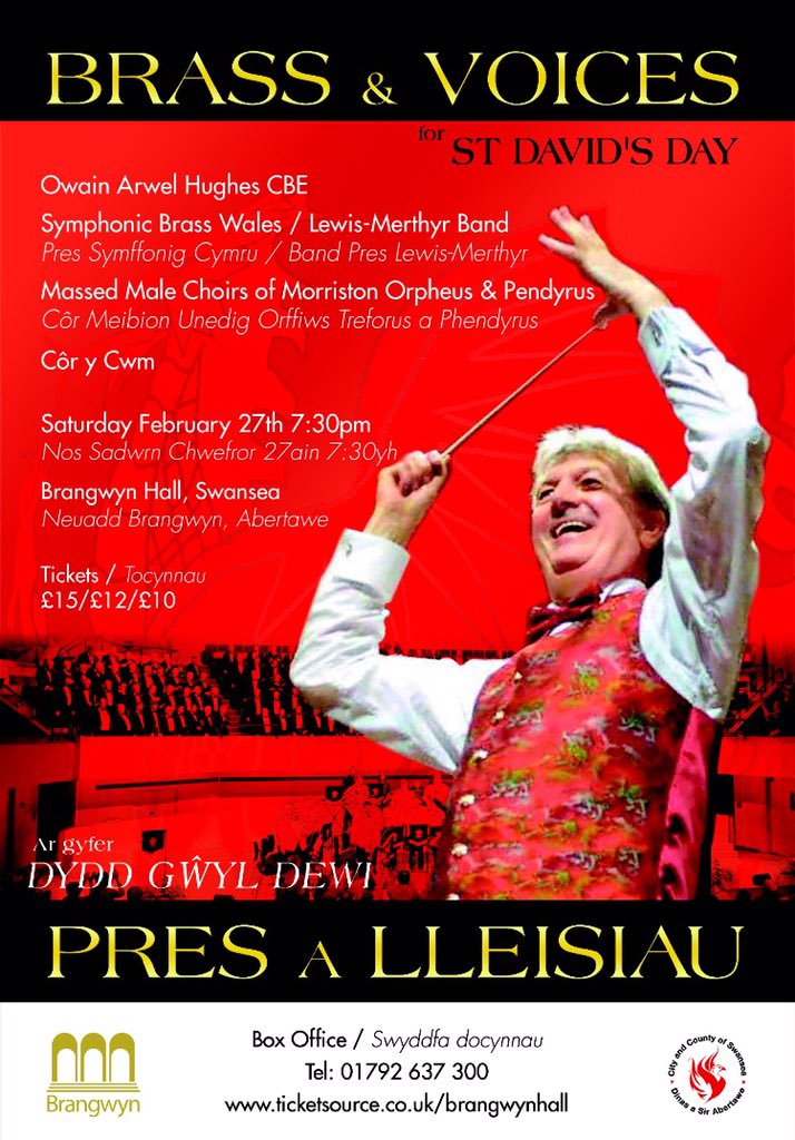 Three of #Rhondda's finest in concert <a href="/TheBrangwyn/">The Brangwyn</a> Swansea Sat Feb 27th ticketsource.co.uk/brangwynhall Tickets now on sale!