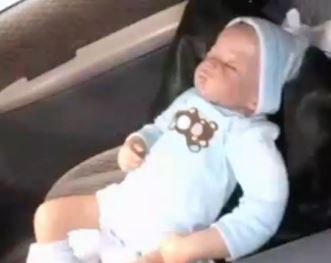 Oops!   Firemen Break Car Window to Free child forgotten in  Car Seat. It was a doll.  goo.gl/mqHGmv