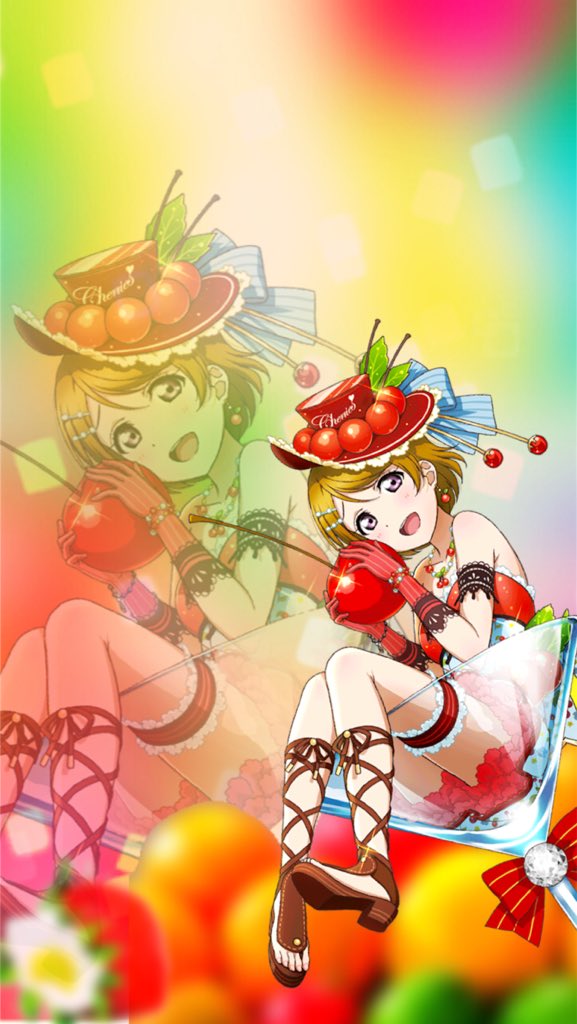 lovewingbellrin's tweet photo. 花陽ちゃんロック画面、ホーム画面です！
保存をしてくれる方はRTしてくれると嬉しいです(*¨*)
#1mmでもいいなと思ったらRT 
#加工
#ラブライブ https://t.co/jdFjxAlRvZ