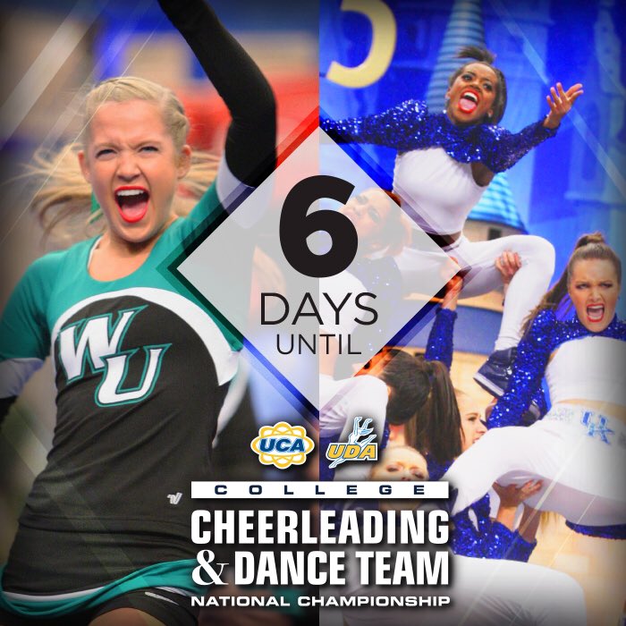 Less than a week until #UCAnationals! You can watch it LIVE on varsity.com!