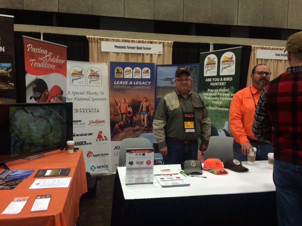 Are you at #DSC and a #birdhunter? Swing by our <a href="/quail4ever/">Quail Forever</a> and <a href="/pheasants4ever/">Pheasants Forever</a> booth to say hello! #conservation