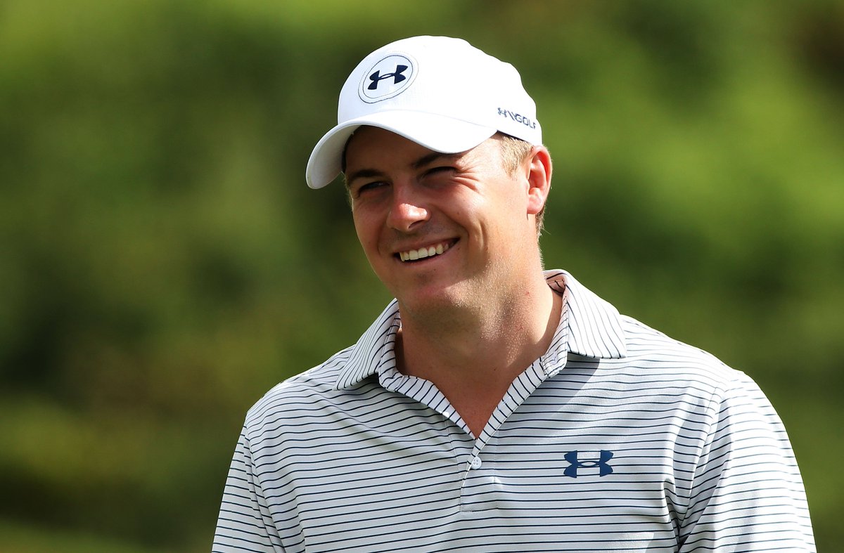 PGATOUR's tweet image. Spieth on the par 5s this week:
• Birdie
• Birdie
• Birdie
• Birdie
• Birdie
• Eagle
• Birdie
• Birdie
• Birdie