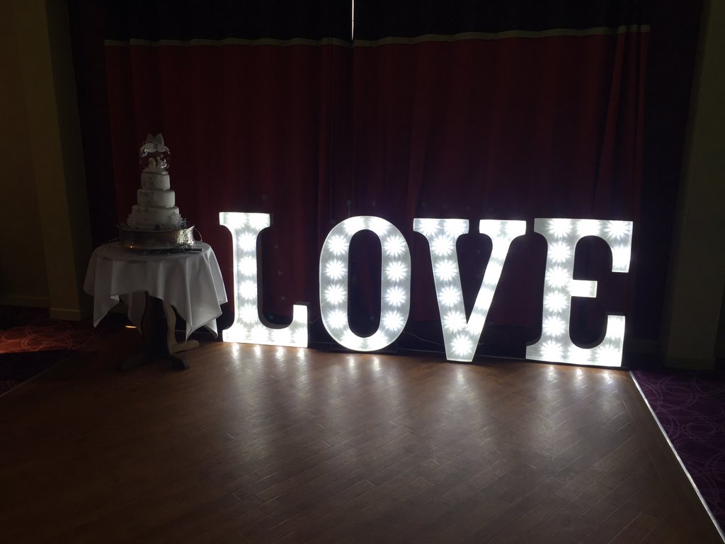 LOVE letters for wedding today at <a href="/woodcotehotel/">Woodcote House Hotel</a>, lively venue and really lovely team :)