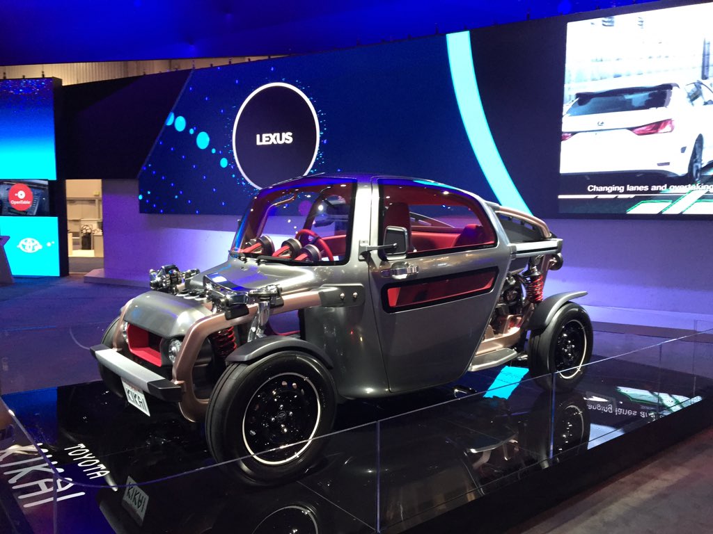 #toyota #CES2016 #ces #autonomouscar #lexus #oldworldlabs another show stopper