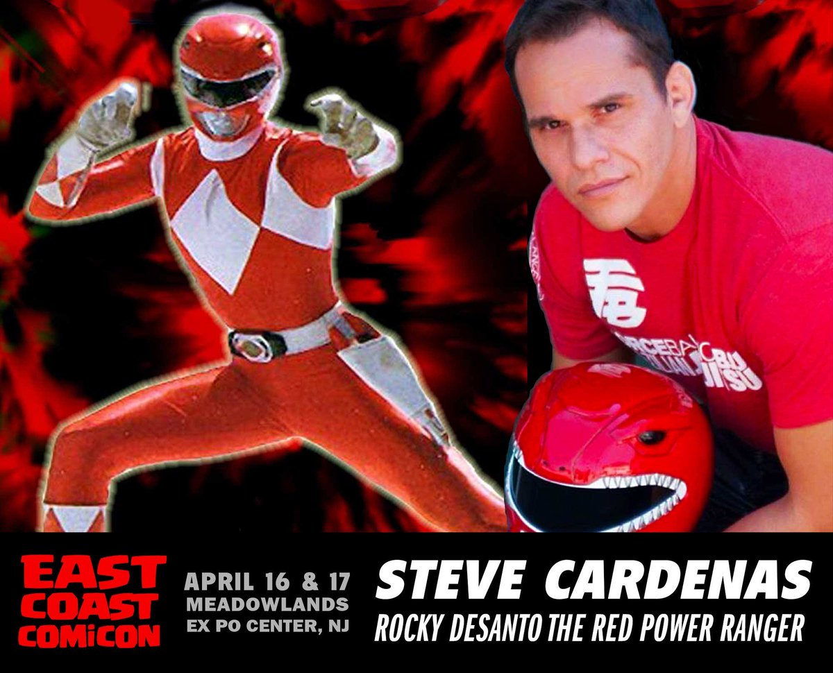 EastCoastConNJ's tweet photo. Hey @PowerRangers fans @SteveCardenasPR confirmed for East Coast Comicon https://t.co/fQiib6Iueo Apr 16 &amp; 17 https://t.co/MoWfkvpMOM