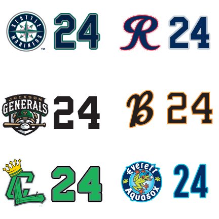 mariners jersey numbers