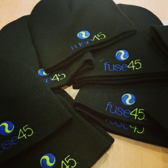 CycleandRow's tweet photo. Hot off the press #fuse45 hats. Grab one in studio! https://t.co/4cr8vg5I3w
