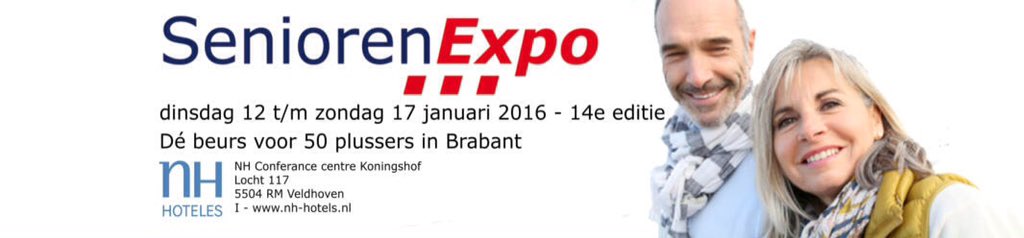 Van 12 t/m 17 januari staat VVV de Brabantse Kempen op de Seniorenexpo <a href="/NHKoningshof/">NH Koningshof</a> vvvdebrabantsekempen.nl/nieuws/2015/se…