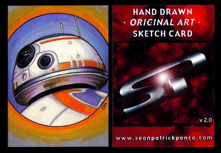 SeanPence's tweet photo. #StarWars #TheForceAwakens #BB8 #sketchcard #seanpence now available!
Thanks for lookin'! :)
https://t.co/7aCjuhwP0o https://t.co/Jhjfoyflrv
