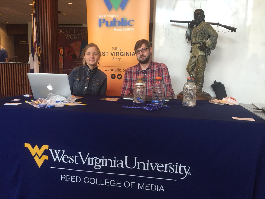 davemistich's tweet image. .@wvpublicnews &amp;amp; @wvumediacollege are teaming up to show off #wvustreamlab @OurWVRivers Safe Water Public Forum.