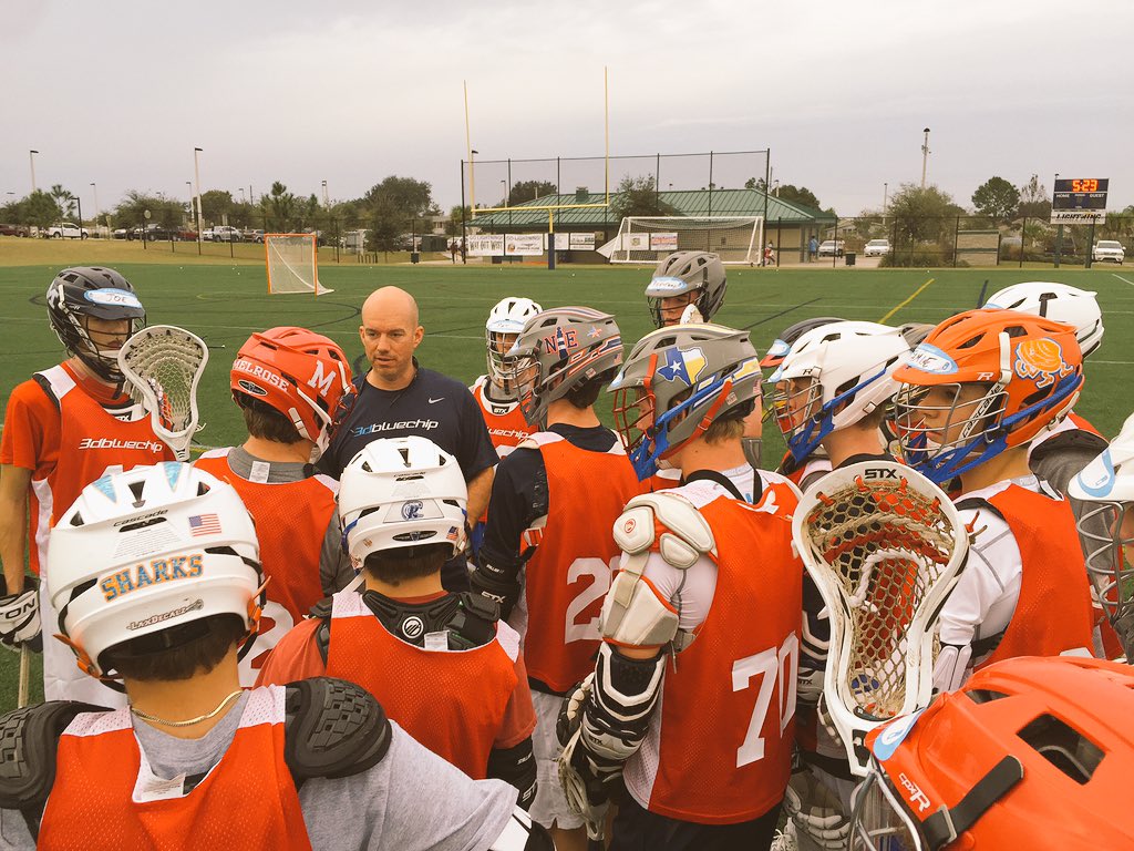 LaxRising's tweet photo. Warm rain at #3dBlueChip Northeast, but the games continue. Good look at a bunch of players so far today. https://t.co/qTYDDmCHBG