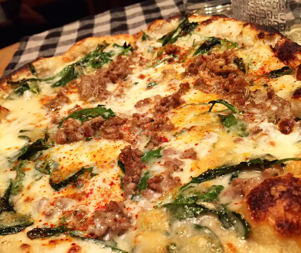 Lauren Scala (@laurenscala) on Twitter photo Sausage and kale pizza addiction problems are good ones to have <a href="/ChefJSmillie/">Justin Smillie</a> <a href="/upland_nyc/">Upland NYC</a>. 😍 Sausage and kale pizza addiction problems are good ones to have <a href="/ChefJSmillie/">Justin Smillie</a> <a href="/upland_nyc/">Upland NYC</a>. 😍