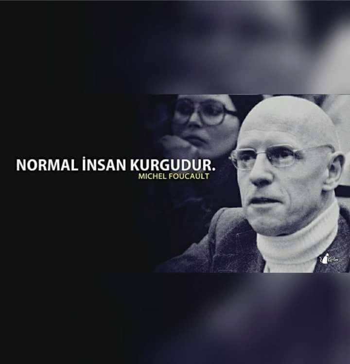 dusunce_ve_soz's tweet photo. Normal insan kurgudur. 
Michel Foucault https://t.co/5LvETfiXVh