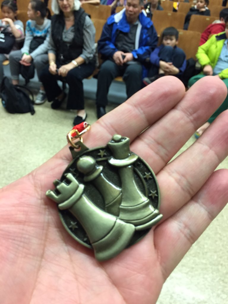 cmenchaca's tweet photo. Presented trophies to @chessinschools winners @ PS503 w/ @bradlander! These kids rock! #chessForever https://t.co/Ij0Z31kwwT