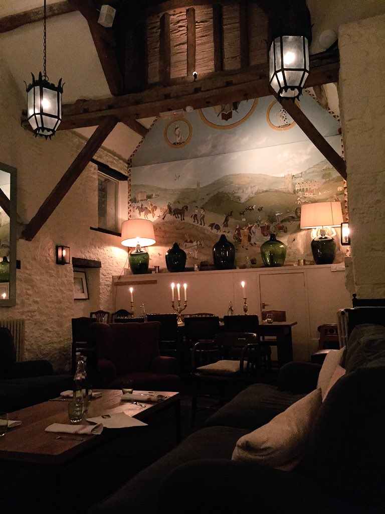 Dinner and the Sitting Room <a href="/TheTalbotMells/">The Talbot Inn</a> #lastchristmaspressie #sochilled