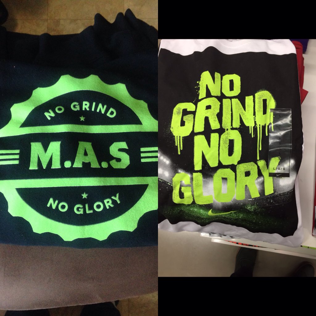 MASapparel's tweet image. #Nike decided to take my slogan and put it in their shirt.  Please respond with pics of you rep the MAS Logo