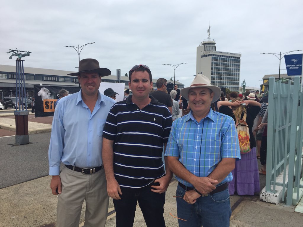 RMazzaSFPWA's tweet photo. At anti live export rally in freo to see what these ppl are about https://t.co/OXBKlaPGyv