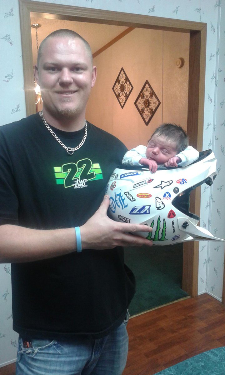 Rdavis0006's tweet photo. @FOXSPORTS1 My son born on New Years Day getting to watch his first SX Tonight!!! Go Reed! #SXonFOX #Monsterlogo https://t.co/lxMI8YNPEO