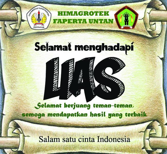 selamat belajar untuk ujian akhir semester teman-teman..
#salamsatucintaindonesia #kitasemuakeluarga