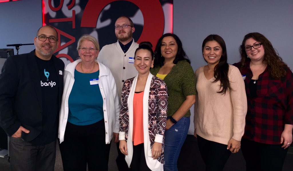 spjlv's tweet photo. #LasVegas journalists at #LVdigitalworkshop led by @ToTheVictor @banjo #blownaway @spjlv @NAHJNevada https://t.co/OxHHtLH8pu