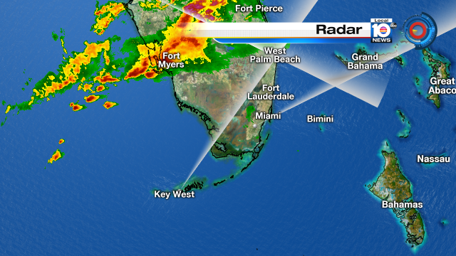 Storms off the west coast of Florida this evening. Will they make it here? @TrentAricTV has forecast after game https://t.co/kklRtzCaI5