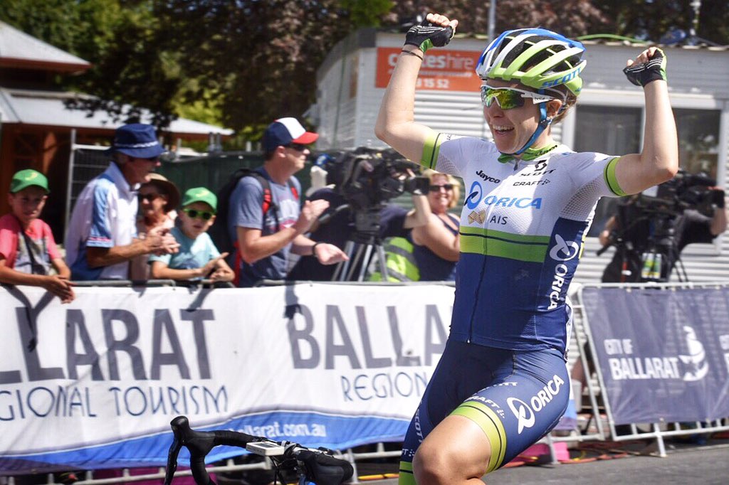 kirstybaxter79's tweet photo. #SPRATTY @AmandaSpratt @ORICA_GreenEDGE #ROADNATS #WOMENSCYCLING https://t.co/b2PXyohtSL