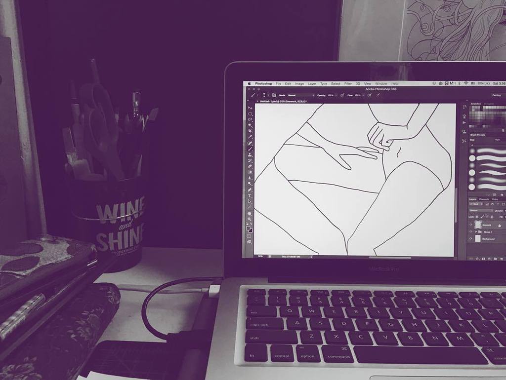 Jdavismoranti's tweet photo. Latest #workinprogress ✒️ #wip #design #phillyartist #fashionillustration #linework #vscocam #art #digital #phlblog… https://t.co/TzIlPXg4gM