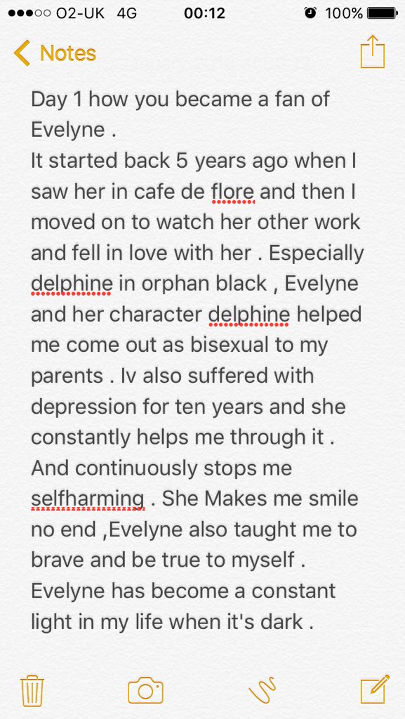 altmansgirl's tweet photo. #day1 #28daysofevelyne how I became a fan @EvelyneBrochu https://t.co/23rgOzjqWk
