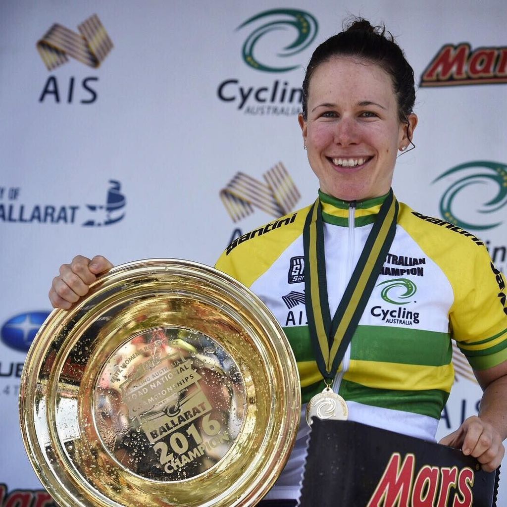kirstybaxter79's tweet photo. #SPRATTY @orica_greenedge #ROADNATS #winnerwinner #womenscycling https://t.co/SgPm1J3okZ