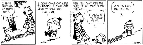 Calvinn_Hobbes's tweet photo. There's a life lesson in here somewhere.… https://t.co/2Frjd8dMko