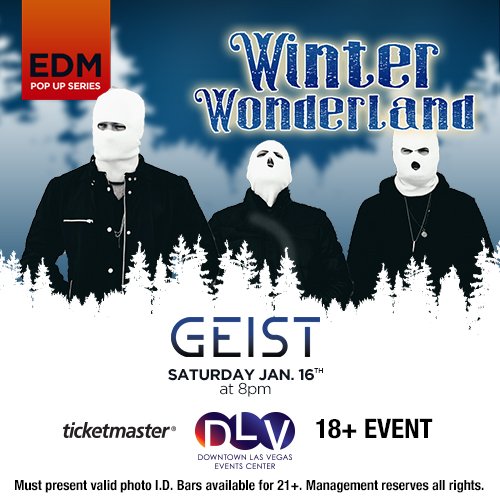 Who's ready? Saturday, <a href="/GeistWorld/">Geist</a> takes over <a href="/DLVEC/">DLV Events Center</a> for #EDM in #VEGAS!

Tix: bit.ly/1kGI2AE
