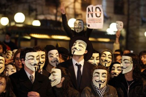 Don't forget, you can't #ResistCapitalism without buying an affordable, mass-produced Guy Fawkes mask.