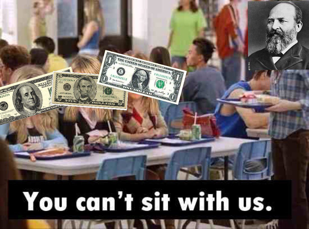 ImGonnaWINfield's tweet image. @PresNotCatJames doesn't even like paper currency.. Who even does that? #notfetch #illmaketheuniongr8again #vote4me