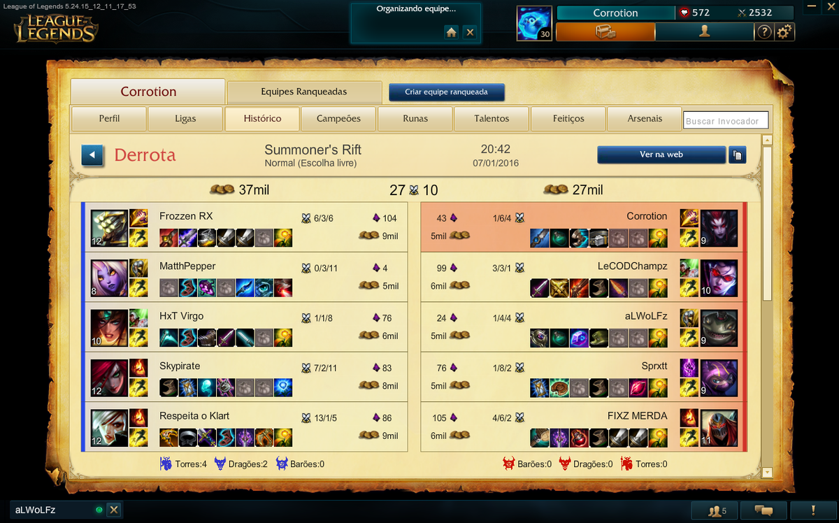 TPMeSportsClub's tweet photo. Nosso time representando com @CallidusMotion, @aLWoLFz e @DuckzM2 em uma partida normal! #TPMeSports #ToPassandoMal https://t.co/fpJVLk2fQE