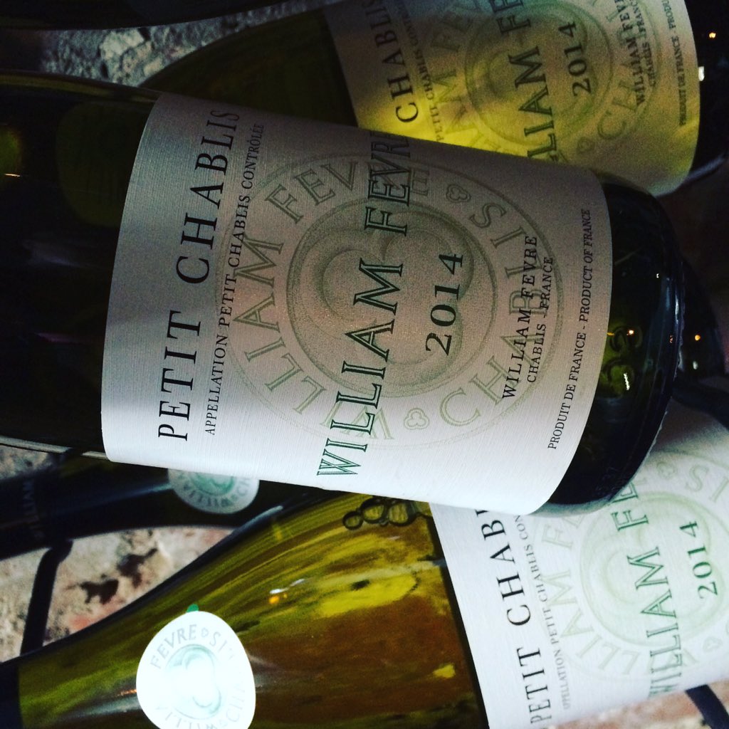 Always a good day for a bottle of Petit Chablis! 2014 looking insanely classic; mineral, pure &amp; awesomely fresh.