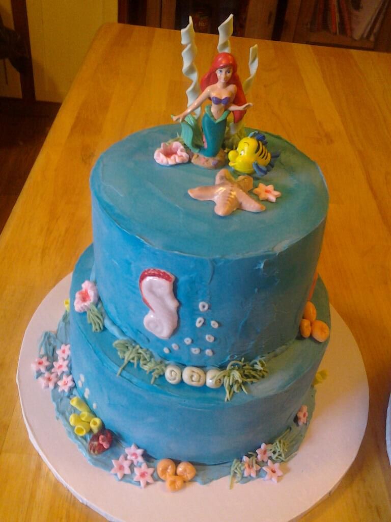 BayouCakes's tweet photo. This was one of my favorite Little Mermaid cakes #underthesea, #birthdaycakes, https://t.co/YrKtZjNndT