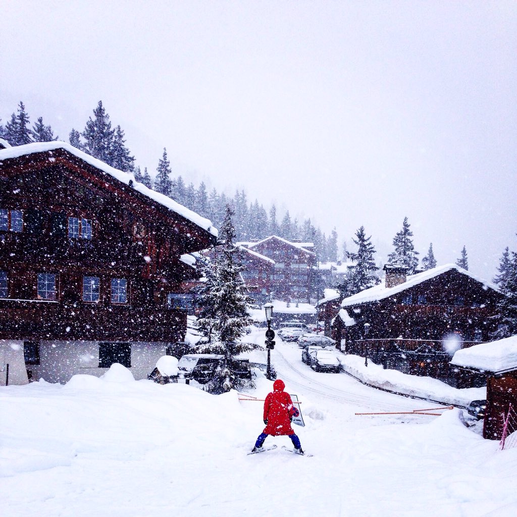 Il neige à Courchevel!