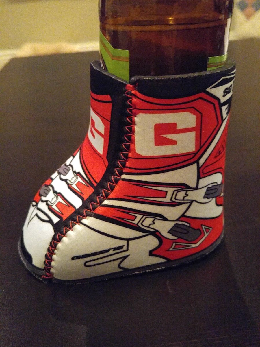 sidney992's tweet image. Cutest boot coozie. #supercross #SXonFOX