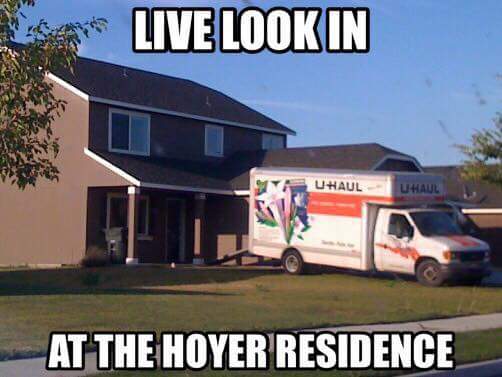 Buckeyefanohio7's tweet photo. @bhoyer7 getting moved out of #Houston @HoustonTexans #Texans #BrainHoyer @uhaul https://t.co/qENuO0dh7i