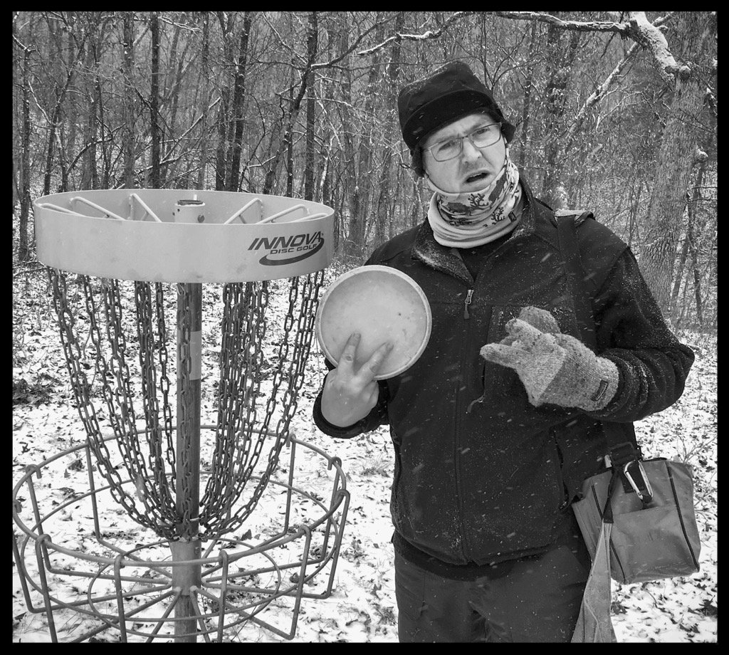jasonivybutts's tweet photo. #back2backdeuce #throwinthesnow #DiscGolf #udisc #discgolfzen https://t.co/YoEXa2JjMk