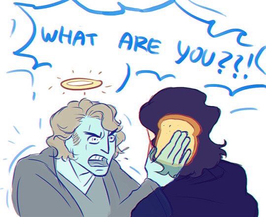 F0rceGhostVader's tweet photo. i have wanted to do this to kylo so many times

but apparently force ghosts can't hold bread 

#ForceGhostProblems https://t.co/BJs5QIL8tl