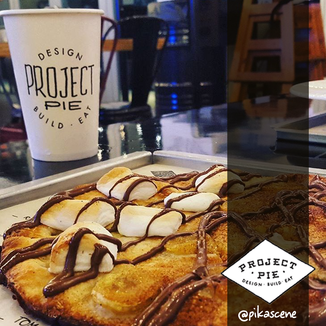projectpie's tweet photo. Craving marshmallow & banana? Have both! #ProjectPie #DesignBuildEat #Pizza #Foodie #MyProjectPie https://t.co/sTcP0PgFte