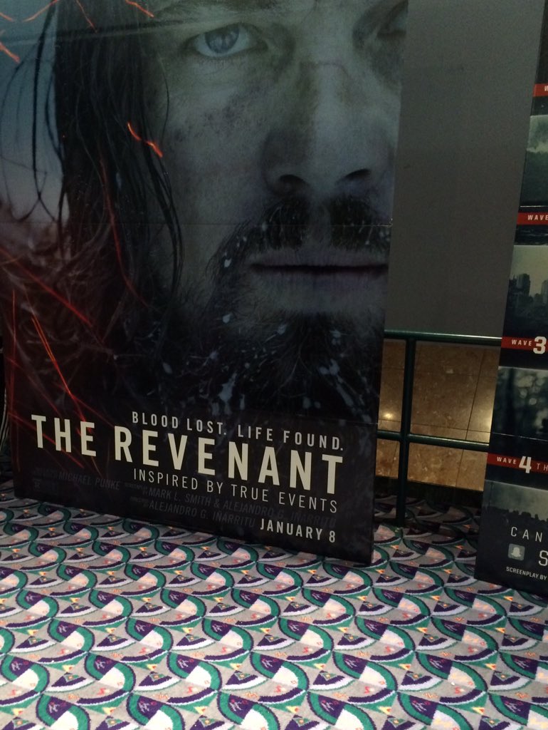 SoBallantyne42's tweet photo. Completely speechless. @LeoDiCaprio is so good it hurts. Can't describe how inspired I feel @RevenantMovie #leosyear https://t.co/U1ZqaBk2Vg