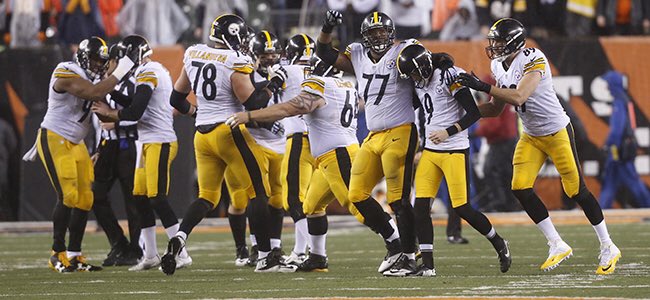 steelers's tweet photo. Have no fear. The Boz is here. 

WATCH: https://t.co/gzkCf7HN5P https://t.co/Oe7UW3H6S7