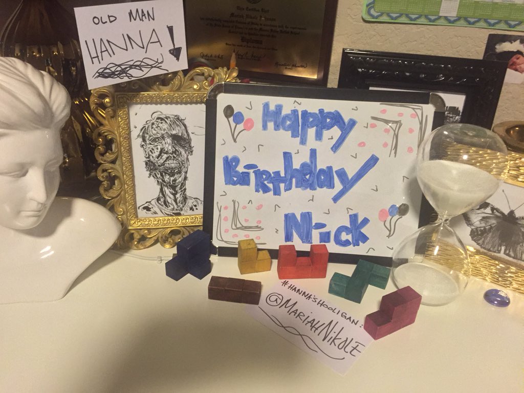 duh_itsmariah's tweet photo. @nickhanna123 You're one of the funniest and most talented people I know! #HannasHooligans #HappyBirthdayHanna 👴🏻🎼™ https://t.co/Um5NOevRwU