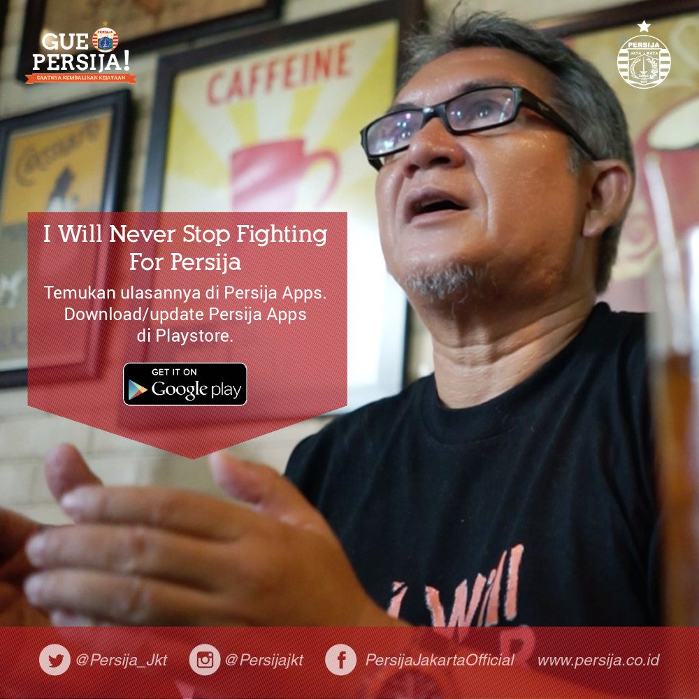 Bung Ferry: "I will Never Stop Fighting for PERSIJA"
#RumahPersija
#GuePersija