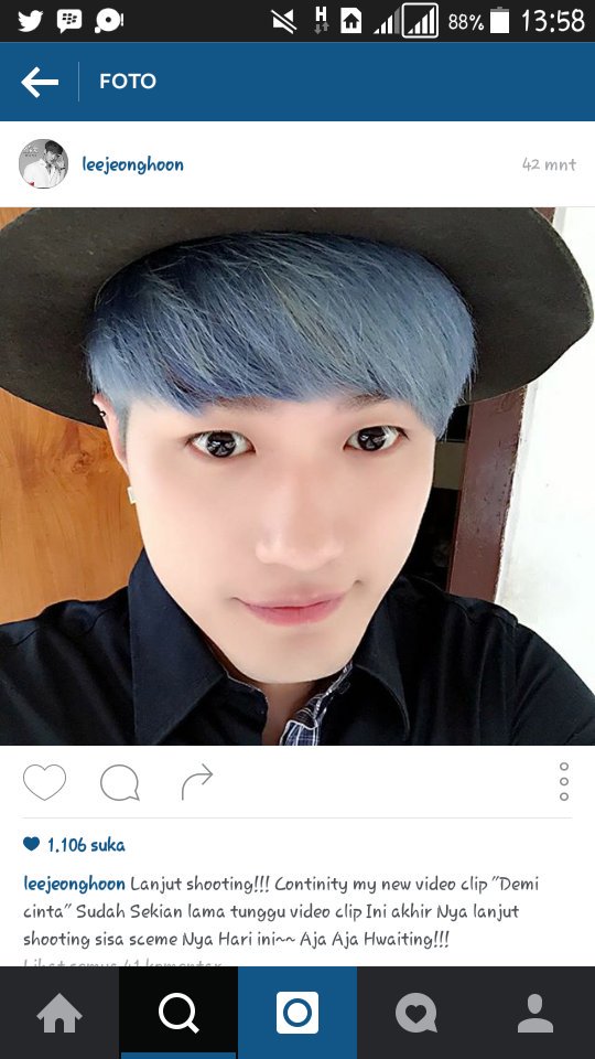 fafyani's tweet photo. Oppa new hair style..  suka banget.. @LeeJH_2107 https://t.co/eZksi07sCE