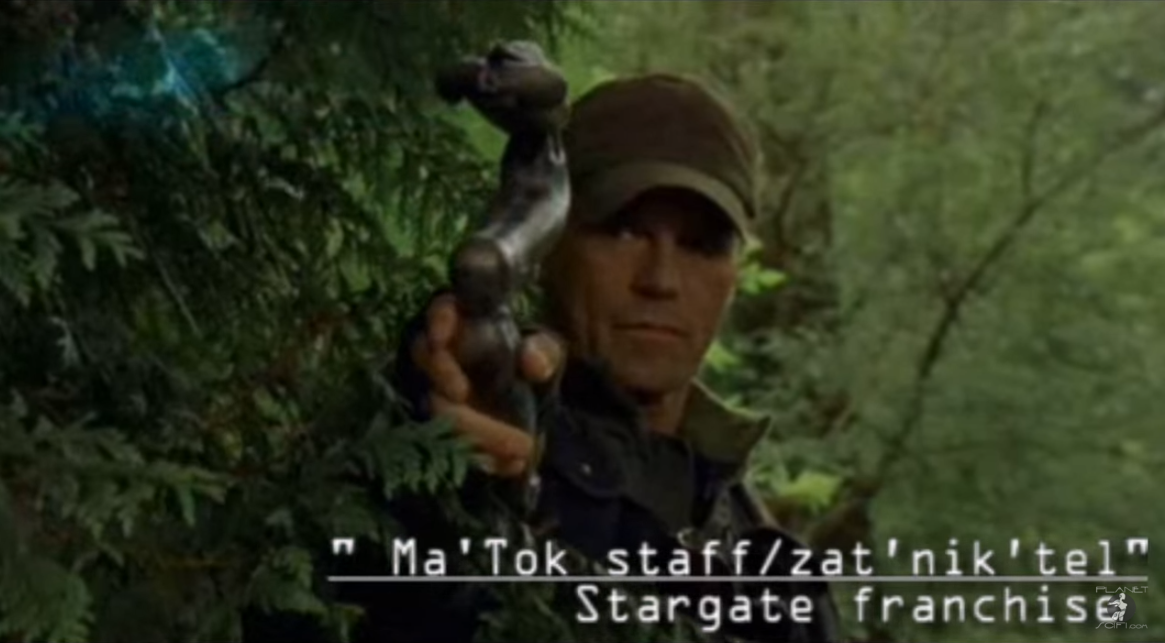 atlantistvru's tweet photo. 10 awesome #SciFi weapons,incl.#MaTok staff/#ZatNikTel from #Stargate #SG1!https://t.co/WzlFpM5fgt #Zat #StargateSG1 https://t.co/IgnAuaHcAl