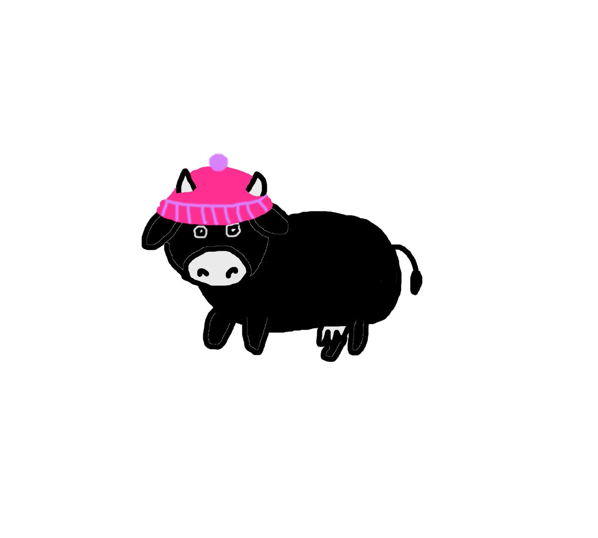 HumaloveBrewCow's tweet photo. You like my brand new knit cap? Me too! #WinterMoo #BlackMoo @HumaloveBeer #craftbeer #fashion https://t.co/6odScUrqGk